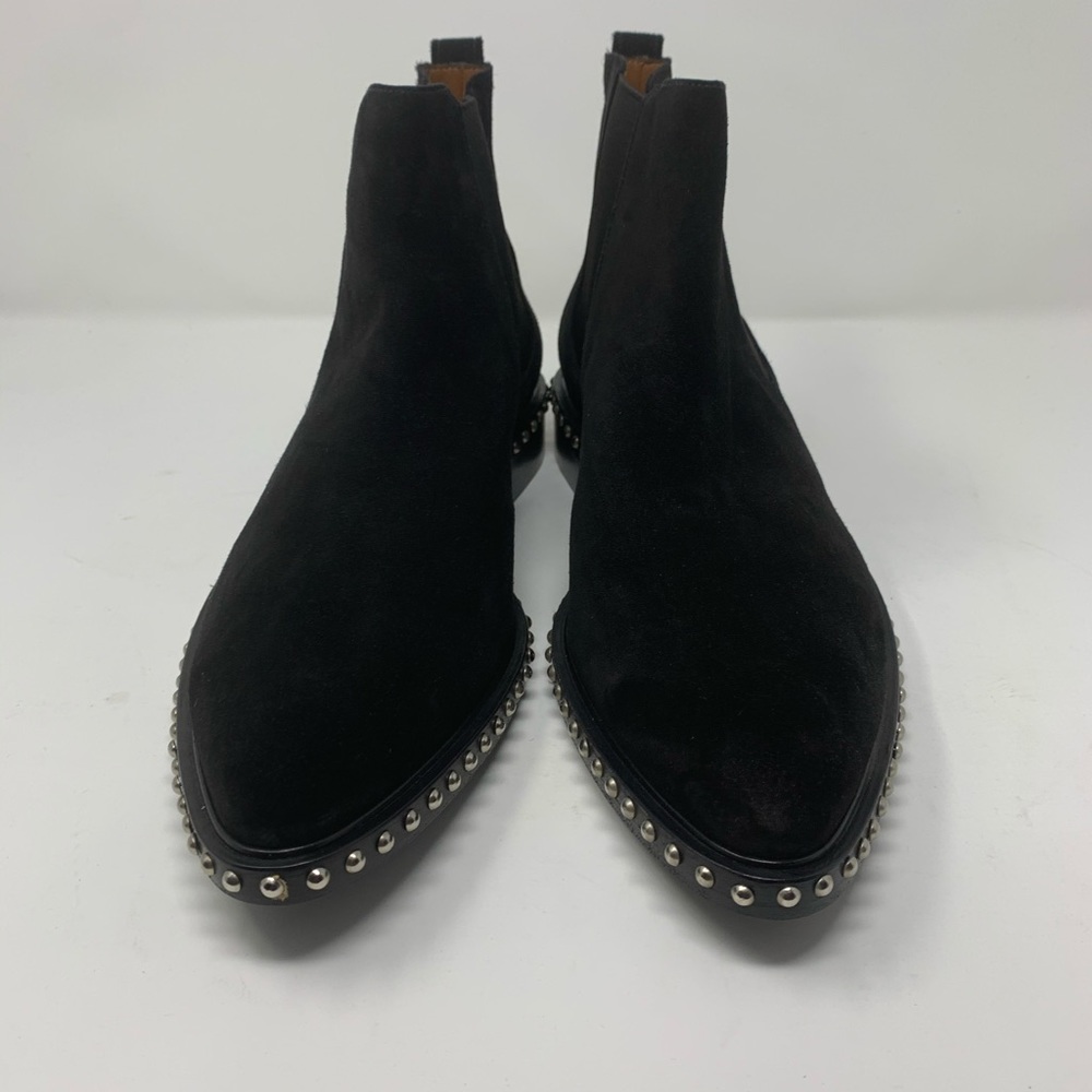 Givenchy black suede ankle boots